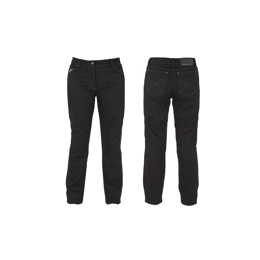 JEAN Lady STRECH DH Trousers Black - Newcastle Motorcycles